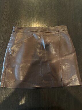 Aritzia Leather Skirt